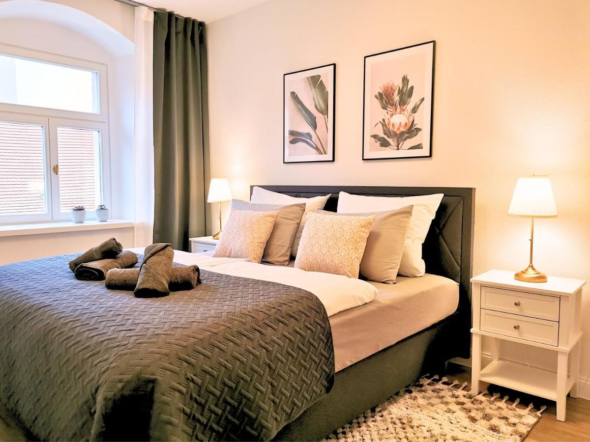 Fynbos Apartments Deluxe, Balkon, Historisch, Parkplatz ไมเซน ภายนอก รูปภาพ